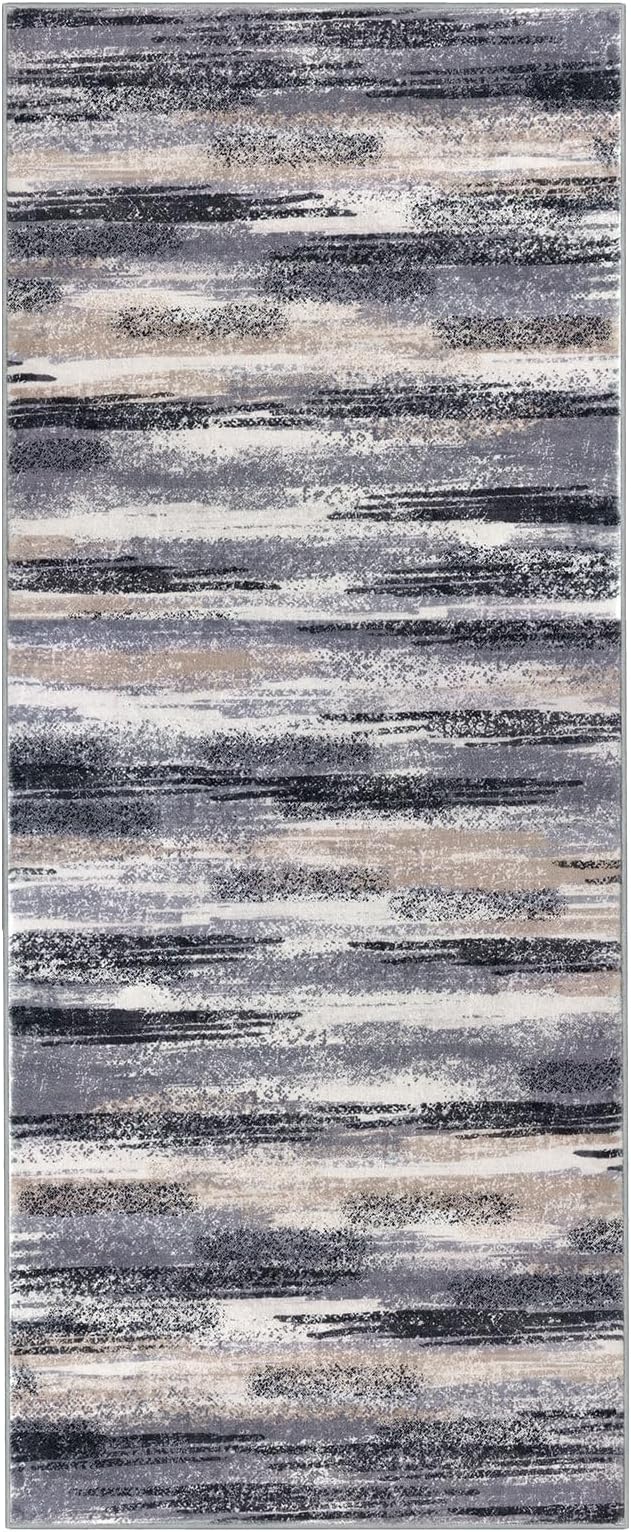 Lansny Modern Abstract Runner Rug 2x5 - Image 9
