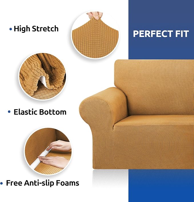 KEKUOU Stretch Sofa Cover Slipcover ，Couch Covers - Image 6