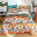 MSGKV Cotton Throw Blanket for Couch Bed 90''x98'', Floral Soft Farmhouse by MSGKVHomeTextiles