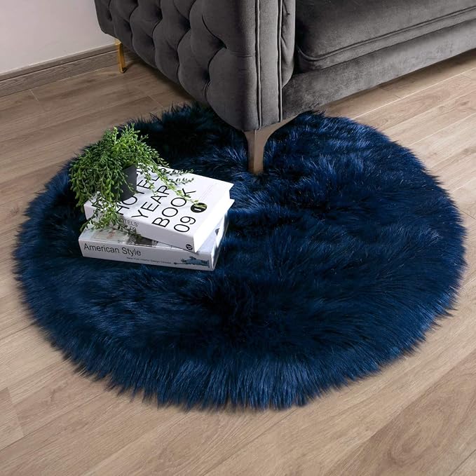 Ashler Faux Fur Rug by AshlerHomeDeco