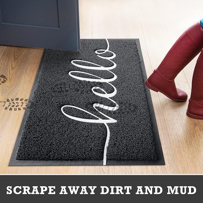 CozyBounty Door Mat Hello Mats Outdoor Indoor Non-Slip Doormat - Image 6