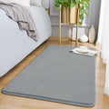 Amearea Modern Washable Runner Rugs, 2x4 Feet Grey Bedroom Runner Rug, Small by AmeareaDirect