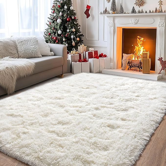 Pionblank Large Rug for Living Room 6x9 Feet, Modern Soft Shag Area Rug by PIONBLANK