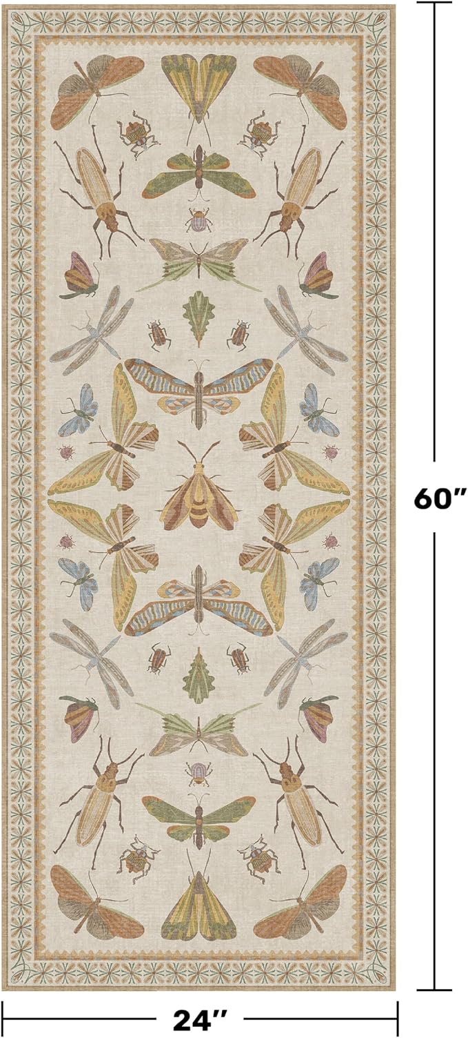 Hazo Haus Boho 2x5 Long Bathroom Rug - Image 2