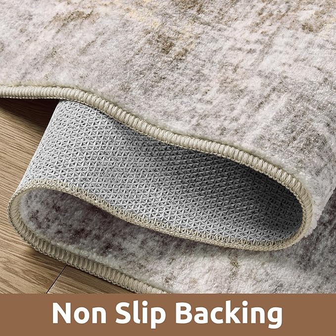 2 x 3 Small Area Rug Indoor Entryway Rug Machine Washable Non Slip Low Pile - Image 3