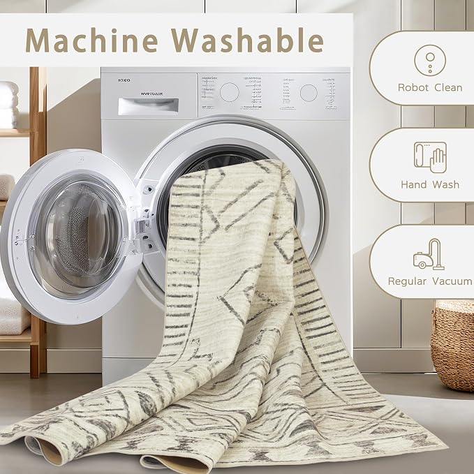Washable Rugs 8x10 Area Rugs for Living Room, Dining Room- Large Ultra Soft - Image 4