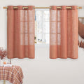 LAMIT Natural Linen Semi Sheer Curtains 48 Inch by LAMIT
