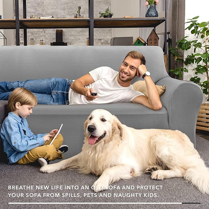 ZNSAYOTX Super Stretch Couch Cover Universal Sofa Covers - Image 8