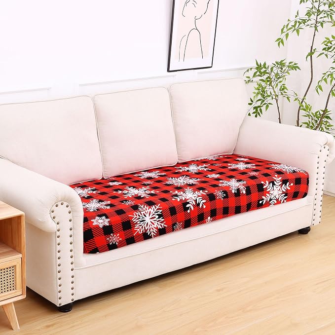hyha Printed Couch Cushion Covers, Floral Sofa Covers Washable - Image 7