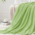 BEDELITE Sage Green Throw Blanket by BEDELITE