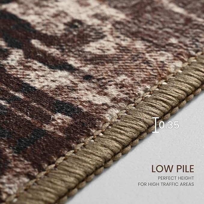 Runner Rug for Kitchen Coffee Hallways Runner Rug Non Slip 2'6''x8' Washable - Image 8