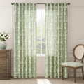 jinchan Linen Floral Curtains for Living Room by JINCHAN