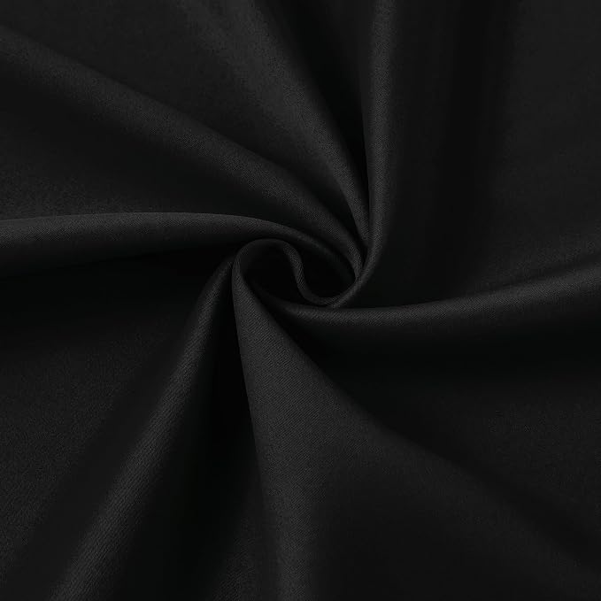 Black Blackout Curtains 138 Inches Long - Image 7