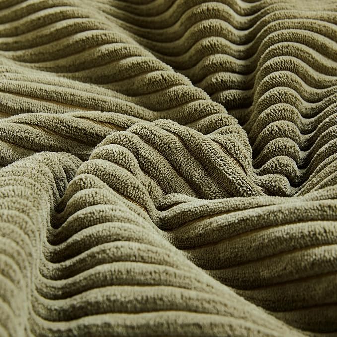 Fancy Homi 2 Packs Olive Green Lumbar Decorative Throw Pillow Covers 16x32 Inch - Image 5