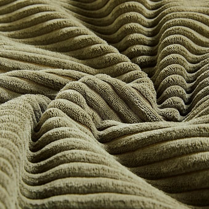 Fancy Homi 2 Packs Olive Green Lumbar Decorative Throw Pillow Covers 20x28 Inch - Image 5