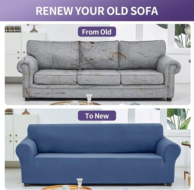 Joccun Stretch Loveseat Couch Cover, Water Repellent Sofa Slipcover - Image 6