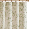 jinchan Floral Curtains Lined Linen Blend Curtain by JINCHAN