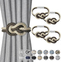 NICEEC 4 Pack Mini Magnetic Curtain Tiebacks Nordic Simple Style Drape Tie by NICEEC