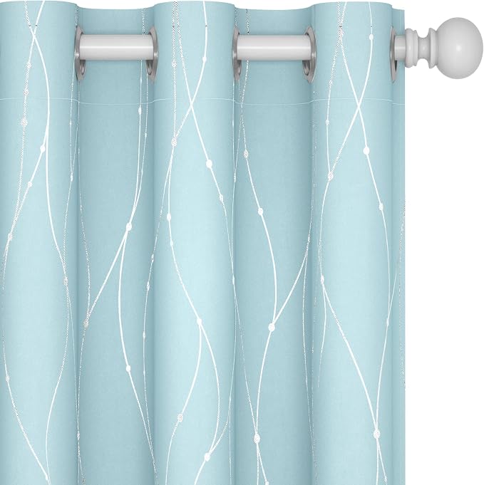Deconovo Blackout Curtains, Thermal Insulated Soundproof Grommet Drapes by Deconovo