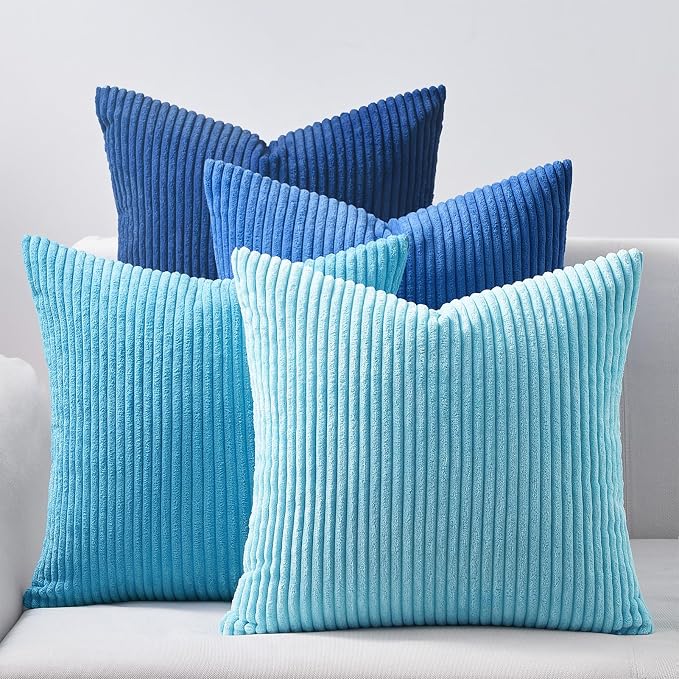 Topfinel Euro Shams Decorative Throw Pillow Covers 26x26 Inch Set of 4 by Topfinel