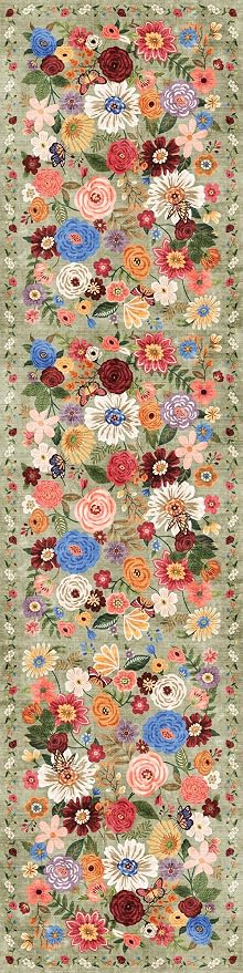 Rug for Hallways Kitchen Rug 2'6" x 14', Non Slip Washable Rugs by WelcometoBabovid