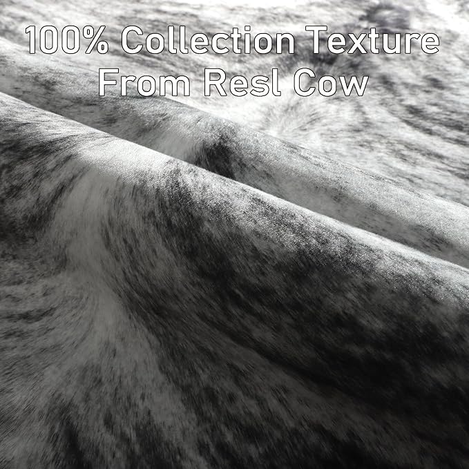 AROGAN 8×10 Feet Western Decor Faux Fur Cowhide Rug, Premium Animal Skin Cow - Image 4