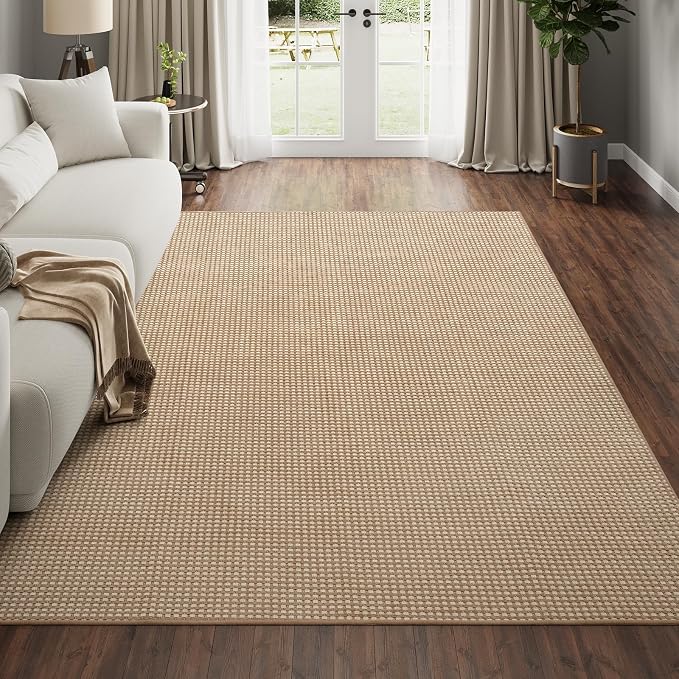 YDKGL Boho Washable Area Rugs 5x7 ft, Non Slip Area Rug by YDKGL