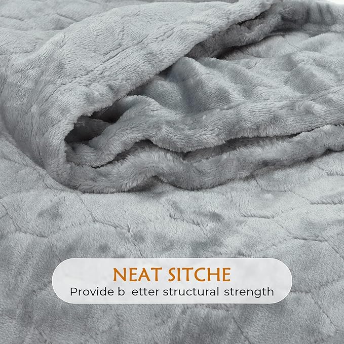 TOONOW Fleece Bed Blanket Queen Size 90x90 inches, Super Soft Fluffy Fuzzy - Image 5