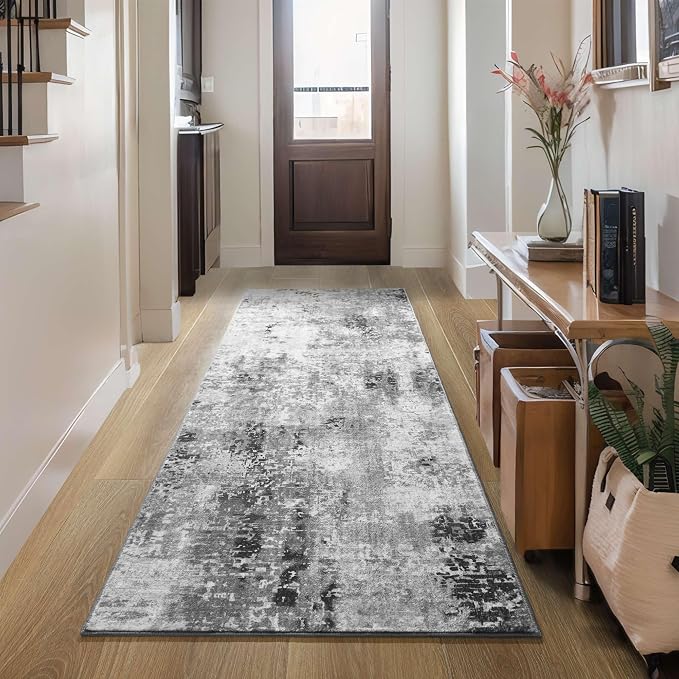 Ompaa Runner Rug for Hallways Kitchen Runner Rug Non Slip 2'6''x8' Washable - Image 9