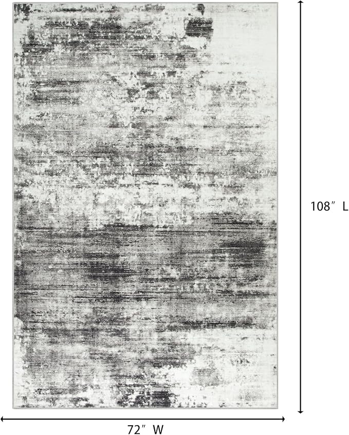 6x9 Area Rugs Washable Rug: Large Modern Abstract Living Room Rug Soft - Image 2