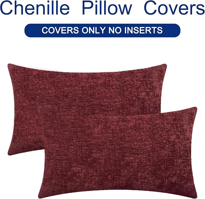 CaliTime Christmas Throw Pillow Covers Decorative 12 X 20 Inches Pack of 2 Cozy - Image 6