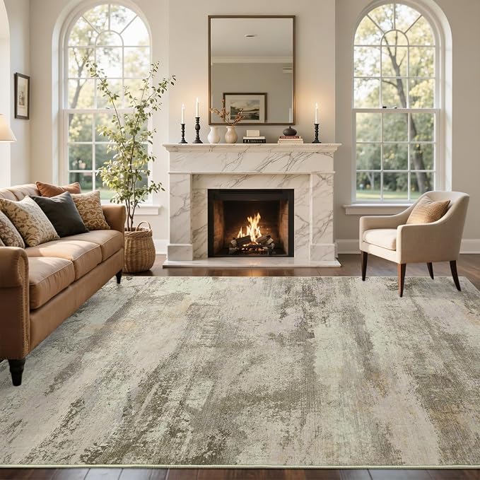 8x10 Ft Large Abstract Area Rugs - Image 2