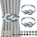 NICEEC 2 Pack Mini Magnetic Curtain Tiebacks Nordic Simple Style Drape Tie by NICEEC