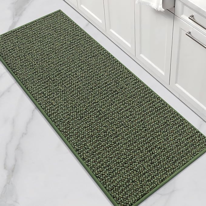 BEQHAUSE Kitchen Runner Rugs 24"x60", Non-Slip Kitchen Mats by BEQHAUSE
