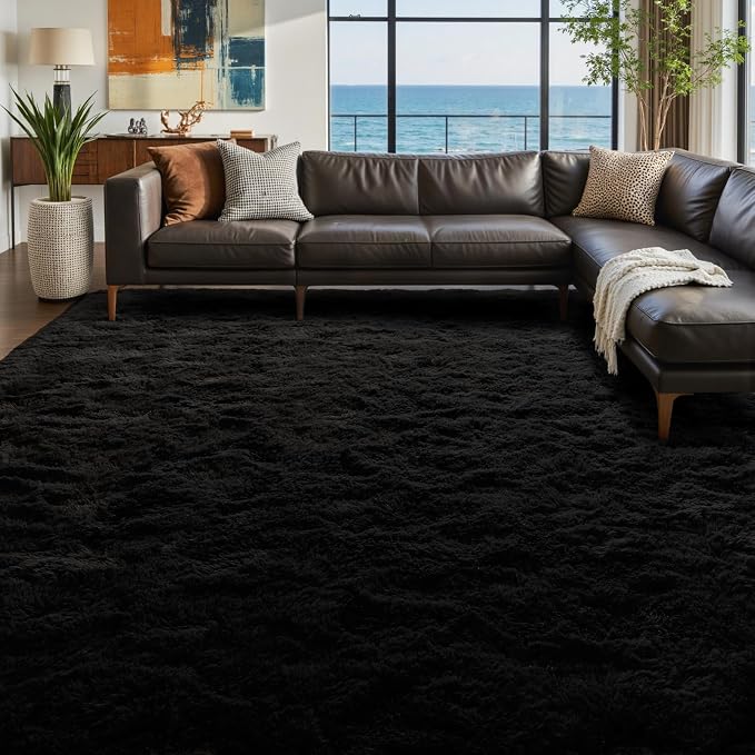 7x10 Ft Extra Large Shag Rugs for Living Room, Ultra Soft Fluffy Furry Area - Image 3