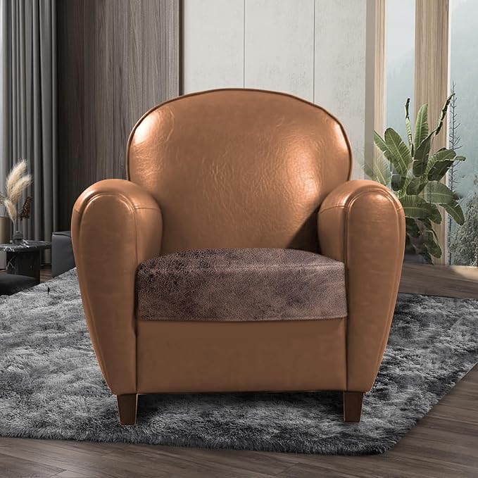 Leather Look Couch Cushion Covers Sofa Seat Slipcovers Sets Couches Furniture - Image 8