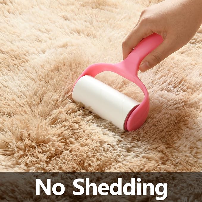 Large Shag Area Rugs 6 x 9, Tie-Dyed Plush Fuzzy Rugs - Image 5