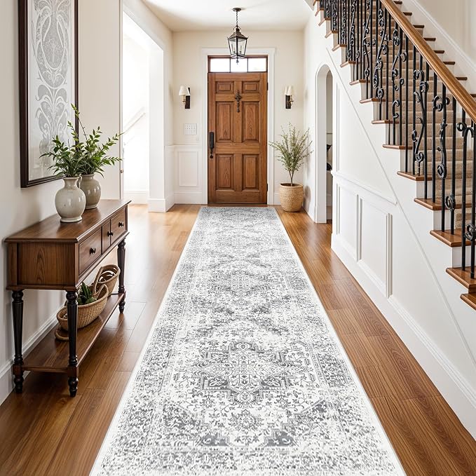 Washable 2'6''x12' Runner Rug by EISUROM
