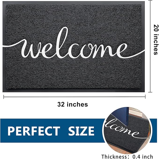 EARTHALL Funny Welcome Mats Outdoor, Front Door Mat - Image 2