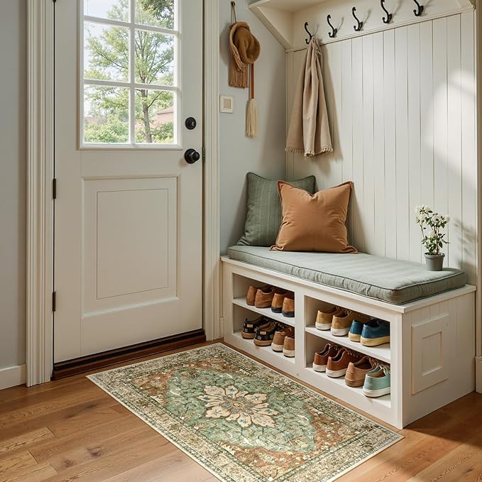 Area Rugs 2'x4' Kitchen Rugs Entry Rug Small Rugs by RELEANY