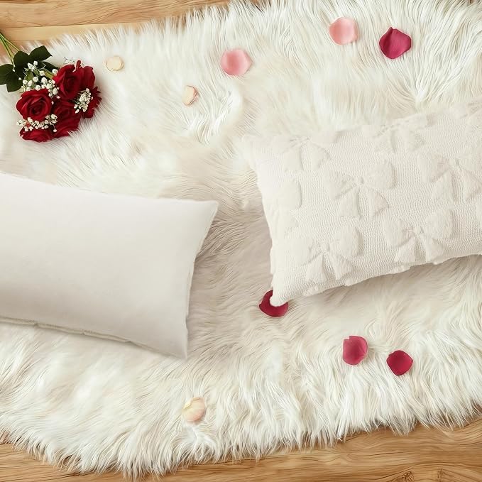 decorUhome Cream White Bow Pillow Covers Set of 2 Coquette Aesthetic Cute - Image 6