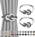 NICEEC 2 Pack Mini Magnetic Curtain Tiebacks Nordic Simple Style Drape Tie by NICEEC