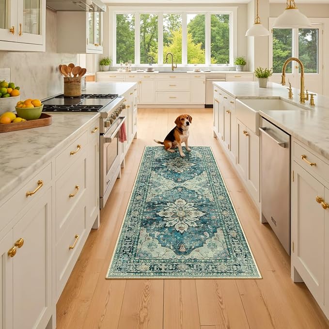 Area Rugs 2'x6' Runner Rug Non Slip Washable - Image 3