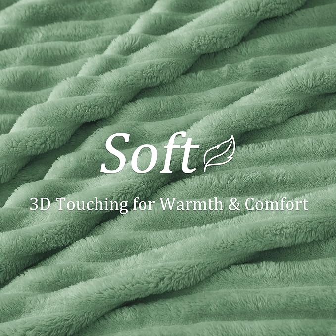 BEDELITE Twin Blanket for Couch & Bed, 300GSM Soft & Warm Fleece Blanket - Image 5