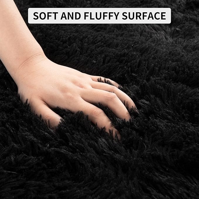 Tepook Fluffy Large Rugs for Living Room, Shag Area Rug 6x9 Soft Carpet for - Image 7