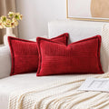 MIULEE Decorative Lumbar Throw Pillow Covers by MIULEE