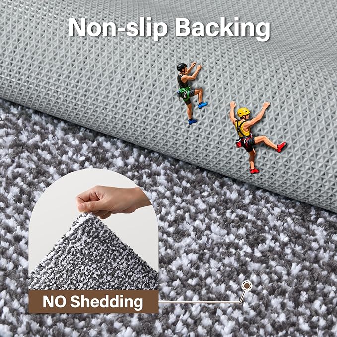 Bathroom Rugs 24x17 Non Slip Washable, Soft Absorbent Quick Dry Mats - Image 6