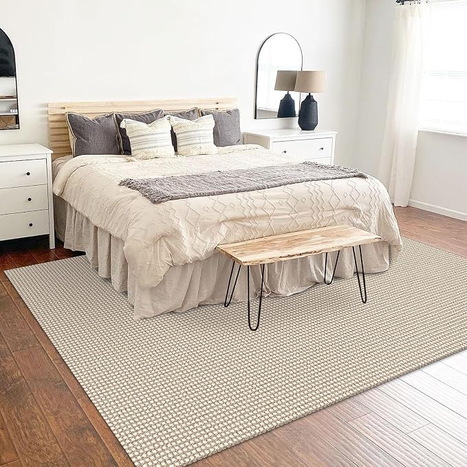 KOZYFLY Washable Area Rug 5x7 ft Rubber Backed Non Slip Rugs - Image 8
