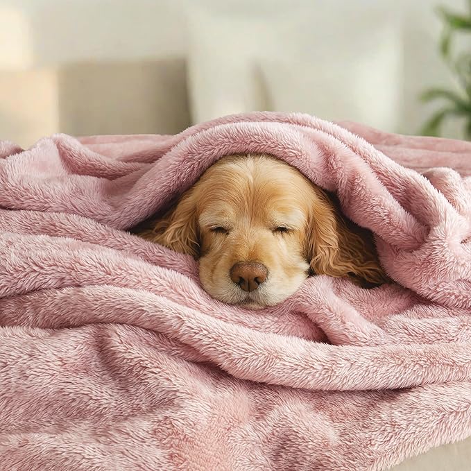 Exclusivo Mezcla Plush Fuzzy Fleece Bed Blanket King Size, Super Soft, Fluffy - Image 3