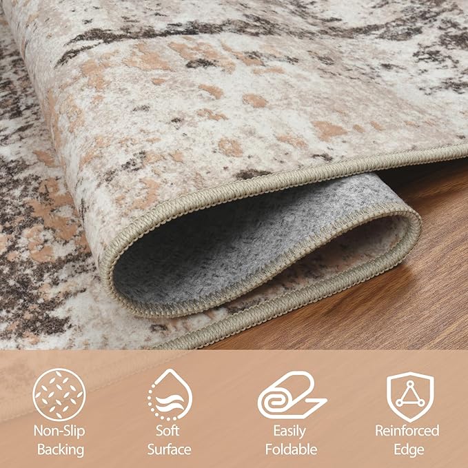 Runner Rug for Hallways Kitchen 2'6"x8' Washable Non Slip: Carpet Non Skid 8ft - Image 4
